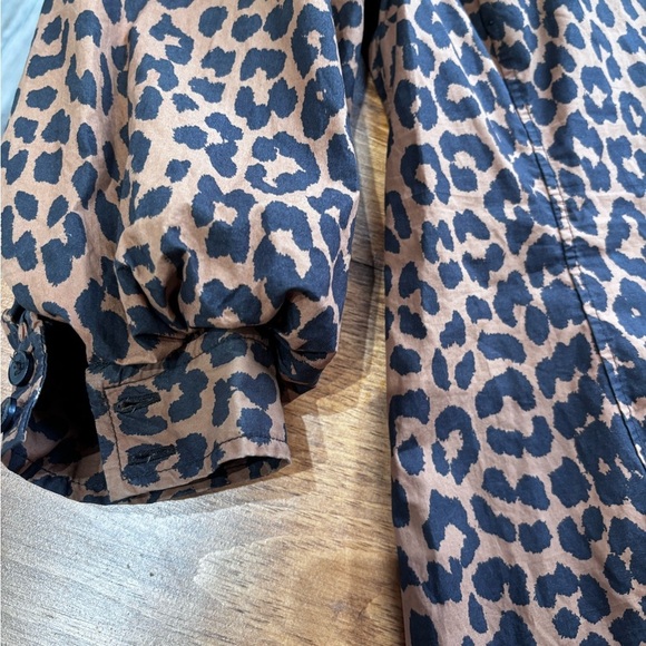 Ganni Leopard Print Midi Dress - Picture 3 of 5